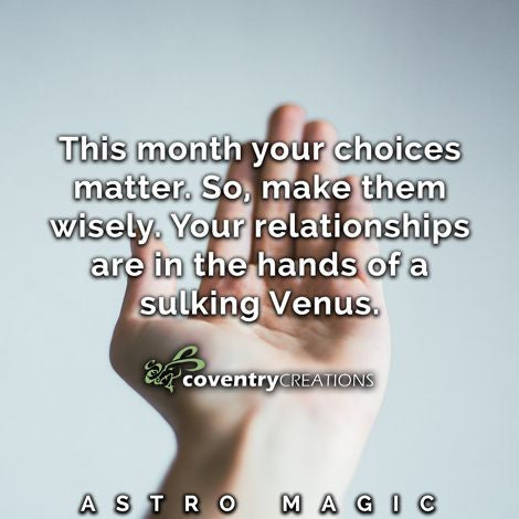 Coventry Candle Magic for October 2019: How to get through October with a sulking Venus