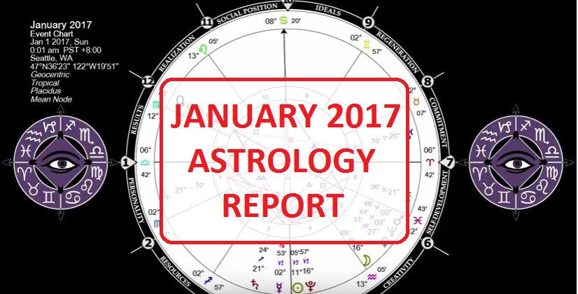 Astrology Report & Horoscope for January 2017 by Ray Couture